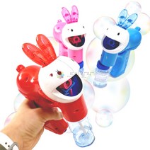 LED 토끼 버블건 (멜로디 비눗방울 비누방울 버블액)