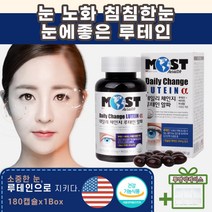 눈 노화 침침한눈 눈시림 눈에좋은영양제 루테인 눈건강루테인 눈피로영양제 황반변성영양제 눈건강영양제 비타민 미네랄 빌베리 미국직수입 사은품증정 20대 30대 40대 50대 여성 남성