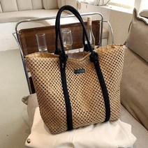 라탄 캐주얼 여름 대용량 짚으로 짠 비치 가방 수제 여성 숄더 레이디 여행 핸드백 등나무 구매자 토트 bol