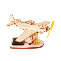 퍼즐피플 3D 영공방 배/비행기/자동차 입체퍼즐모형, 3D목재 태양광 무스탕, 1Ea
