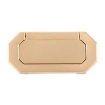 교체 문 손잡이 방 폴딩도어 고리 현관 히든 홈주방 플립 캐비닛 옷장 가구 하드웨어 숨겨진 문 손잡이 서, 08 Type 3 -Brass