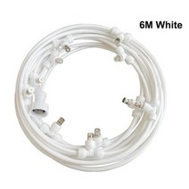 농약 분무기 저압 6mm 미스트 시스템 18M 26pcs 노즐 포깅 세트 정원 야외 온실 식물 냉각수, 6M White Blue