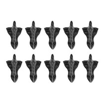 10Pcs 리어 범퍼 캐나드 디퓨저 스플리터 스포일러 핀 립 트림 유니버설 핏(탄소섬유 패턴), CB