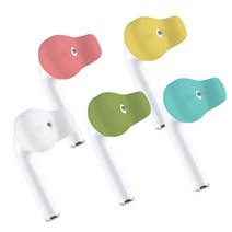 ACOUS 퓨어리스트 이어버드 에어팟 이어팟 실리콘 커버 이어스킨즈, 화이트