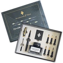 펠리칸m200 만년필캘리그라피 펜 세트 [블랙골드], 01 블랙 골드, 한개옵션1