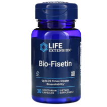 라이프 익스텐션 바이오 피세틴 Bio Fisetin 밀랍나무 추출물 베지 30정, 1개