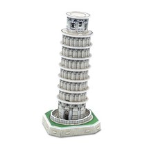 3D 입체퍼즐 집콕놀이 피사의사탑 종이 모형 조립 만들기, 3D 종이입체퍼즐 피사의사탑