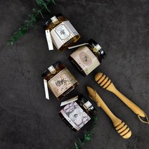 더비 천연 벌꿀 선물세트 4종 아카시아꿀 밤꿀 때죽꿀 야생화꿀 잡화꿀, 180g, 아카시아꿀/밤꿀/때죽꿀/야생화꿀