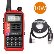 baofeng uv-s9 plus 강력한 워키토키 cb 라디오 트랜시버 8w10w 10km 장거리 uv-5r 휴대용 햄 양방향 라디오, 협력사, 10w-r-케이블