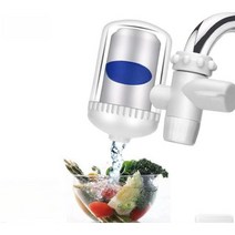 수돗물 필터 주방 정수기 필터 직수정수기 지하수 수도 녹물제거 샤워기 염소 탭 필터, 하얀, 1개