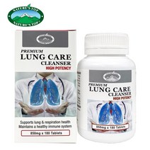 호주 네이쳐스탑 렁 클렌저 렁케어 하이포텐시 850mg 180정, 1팩
