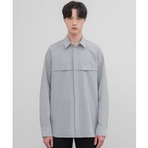 드로우핏 시어서커 오버핏 스트라이프셔츠 블랙 SEERSUCKER OVER-FIT 스트립E 셔츠