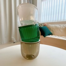 3가지 컬러 택1 PET 투명 행잉 데스크탑 화분 자동급수 저면관수, 상세페이지 참조, 상세페이지 참조