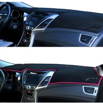 더나우 뉴 코란도 밴 C 스포츠 투리스모 벨루아 논슬립 대쉬보드커버, 코란도 투리스모(13년~), 라인색상/블랙, 쌍용