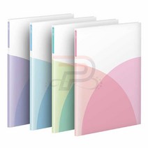 파샵 A4포켓 클리어화일40매 부동산계약서화일 부동산계약서파일 보험파일, 청색(401143)