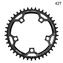 로드 MTB 산악 자전거 부품 스프라켓 자전거 스퀘어 홀 스프로킷 110BCD 크랭크 110 BCD 36T 38T 40T 42T 44T 46T 48T 50T 기어 디스크 좁은 체인 링 MTB 크랭크 셋, 04 42T