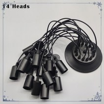 루이스폴센 ph5 버섯조명 취짐등 현대 led diy 펜던트 조명 복고풍 램프 에디슨 전구 비품 거미 천장 램프 조명기구 거실 홈 장식, 14등, 2m