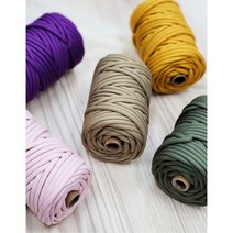 6.5mm 40yard 530g 무광 굵은 폴리에스터 우동끈 로프 우동실, No.20
