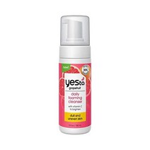 Yes To Cucumbers Daily 젠틀 밀크 클렌저 피부를 벗겨내지 않고 수분을 유지하는 수딩 페이스 워시 오이 추출물 대두 단백질 및 녹차 함유 천연 비건 및 동, 칙칙하고 고르지 못한 피부