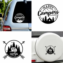 캠핑 자동차 데칼 스티커 차량용 캠핑카 카라반 스티커, 캠퍼스티커 A