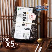 청정 완도 특산물 전장 특 곱창김 100매 x 5봉 LASOG5H, 없음, 5개