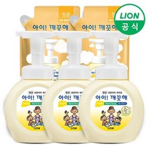 아이깨끗해 용기 250ml 3개+리필 200ml 2개, SET, 3.청포도 250ml 3개+200ml 2개