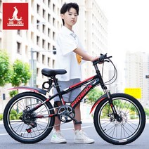 피닉스 브랜드 어린이 자전거 소년 20/22 인치 중학생 및 고등학생 디스크 브레이크 서스펜션 가변 속도 단일 산악, Shift  레드 페인트 버전 + 디스크 브레이크 +, 20인치