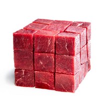 헬스꼬기 지방제한 소고기 우둔살, 큐브(칼집), 10개, 150g