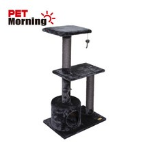 펫모닝 3단 보아 캣타워 PMC-AS271, 그레이, 1개