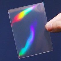 매드스탬프 방탄슬리브 투명 홀로그램 포카 카드 OPP, 반짝반짝 슬리브 50매