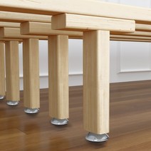 원목침대다리 침대프레임 지지대 높이조절 침대발 4개세트, 8cm