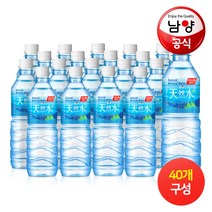 천연수 천연미네랄 먹는샘물 생수 500ml, 500mlx40개입