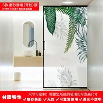 욕실유리 페인팅 애니메이션 패턴 샌딩 창 이동문 보호필름 종이 가정용 노출방지 불투명 2640484596, B타입 와이드 *하이 (많다 종사이즈