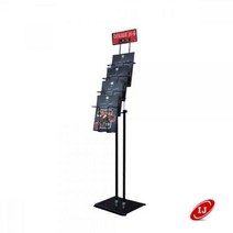 ForU840 카다로그 스탠드 A4 4단 거치대 잡지꽂이 이젤 리플렛꽂이 팜플렛꽂이