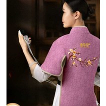 등 전체 온열기 소금 핫팩 어깨 척추 물리치료, 굵은소금롱숄더가드그린