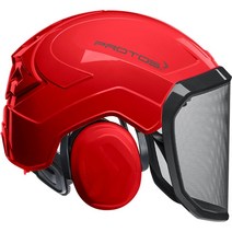 프로토스 벌목 Protos Integral Forest - 숲 헬멧(빨간색) f39 - 바이저