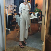 도도하나 도도하나 린넨 투포켓 벨트 점프수트2컬러 (5635991)