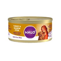 헤일로 어덜트 독 칠면조&연어 스튜 156g, 칠면조