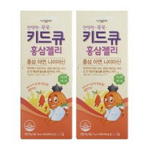 일동제약 키드큐 홍삼젤리 15g오렌지맛 유아홍삼, 20포, 15g, 2개