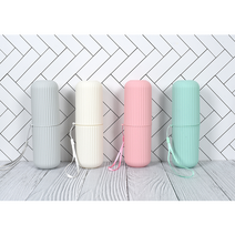 여행용 커플 칫솔치약 케이스 1+1 1세트, 그레이+화이트