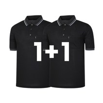 1+1 나인앤나인 쿨론 단추 카라 반팔 티셔츠 2장