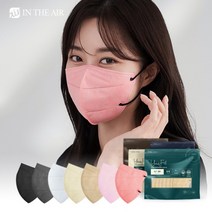 재구매율1위 국산 kf94 슬림핏 새부리형 컬러 마스크 25매, kf94 유어핏 소형_핑크 25매