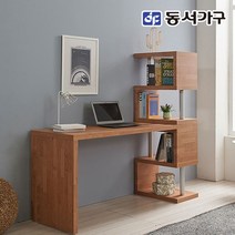 동서가구 네오 그릭스 ㄹ형 소형 4단책장 1600책상세트 NES575, 메이플, 단품