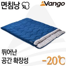 [반고] 오로라 킹 스텔라 블루 면침낭, 1개