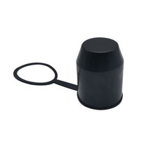 자동차 견인고리 견인볼D7WD 자동차 토우바 볼 커버 그리스 및 먼지 방지 히치 트레일러 토우볼 보호, 한개옵션0