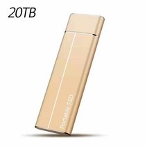 샤오미 휴대용 외장형 하드 SSD USB C 고속 디스크 1TB 2TB 4TB 16TB, 33 20TB Gold, 한개옵션1