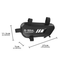 자전거가방 RZAHUAHU B-SOUL Electric Scooter Hanging Bag Waterproof Motorcycle Frame Package EVA Hard Shel, [01] Left side A