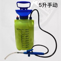 오토바이 미션 브레이크 기름 엔진 오일 잔유 주입기 5L 8L, 5리터 수동개