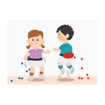 럭비공 흔들기 허리운동 댄싱게임 어린이놀이 레크레이션