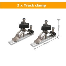 600-1400mm Circular Saw Track Double Layer Guide Rail 7 9 Base Connect [B00029728], 07-Track Clamp Set-29728